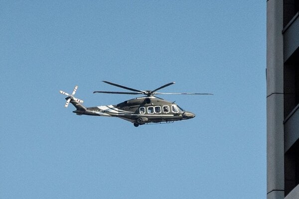 Vrtuľník Agusta AW-189, ktorý využíva Ministerstvo vnútra.
