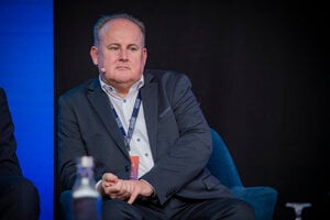 Igor Jamnický riaditeľ úseku dopravných technológií PPA INŽINIERING, s.r.o. – člen skupiny PPA CONTROLL počas diskusie.