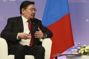 Gombožavyn Zandanšatar počas návštevy v Kremli 4. septembra 2025.