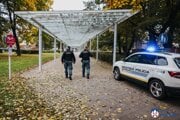 Staničný park v Poprade.