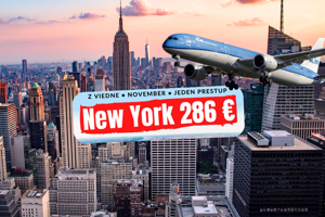 Podozrivo lacné letenky do New Yorku za 286 eur? Keď sa aerolínie trápia, ušetriť môžu aj Slováci
