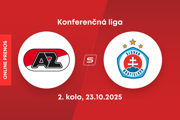 AZ Alkmaar - ŠK Slovan Bratislava: ONLINE prenos zo zápasu 2. kola ligovej fázy Konferenčnej ligy. 