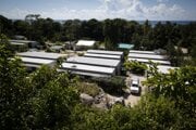 Utečenecká osada Nibok na Nauru. Snímka z roku 2018.