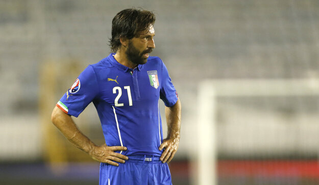 Andrea Pirlo odohral v drese národného tímu 116 zápasov.