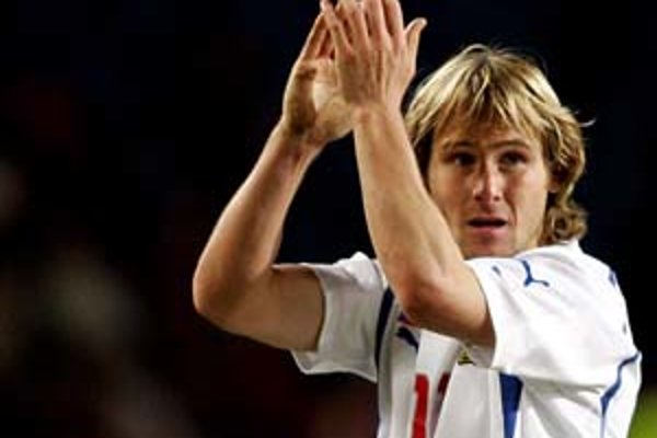 Pavel Nedvěd sa lúči s fanúšikmi v drese českej reprezentácie.