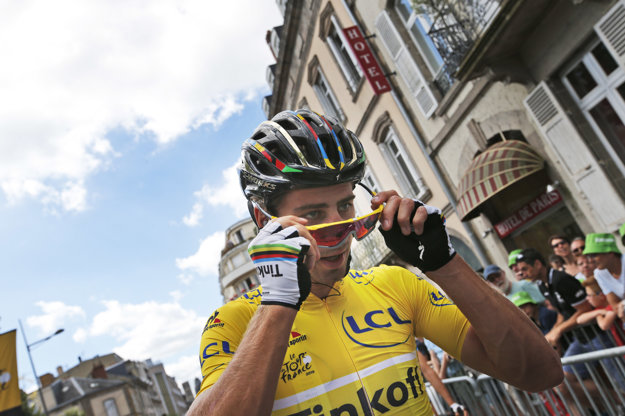 Peter Sagan v stredu poslednýkrát jazdil v žltom tričku.