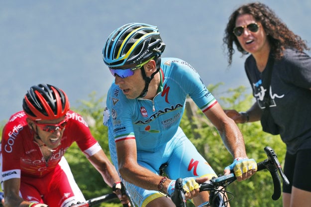 Vincenzo Nibali už bol v úniku aj v siedmej etape.