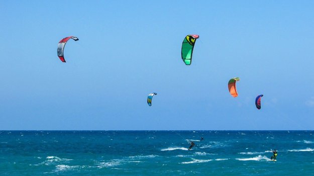 El Gouna je ideálna lokalita pre kitesufring a vodné športy.