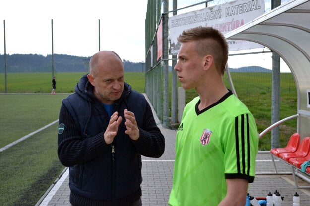 Miroslav Barnáš. Tréner Spišskej Belej je spokojný.