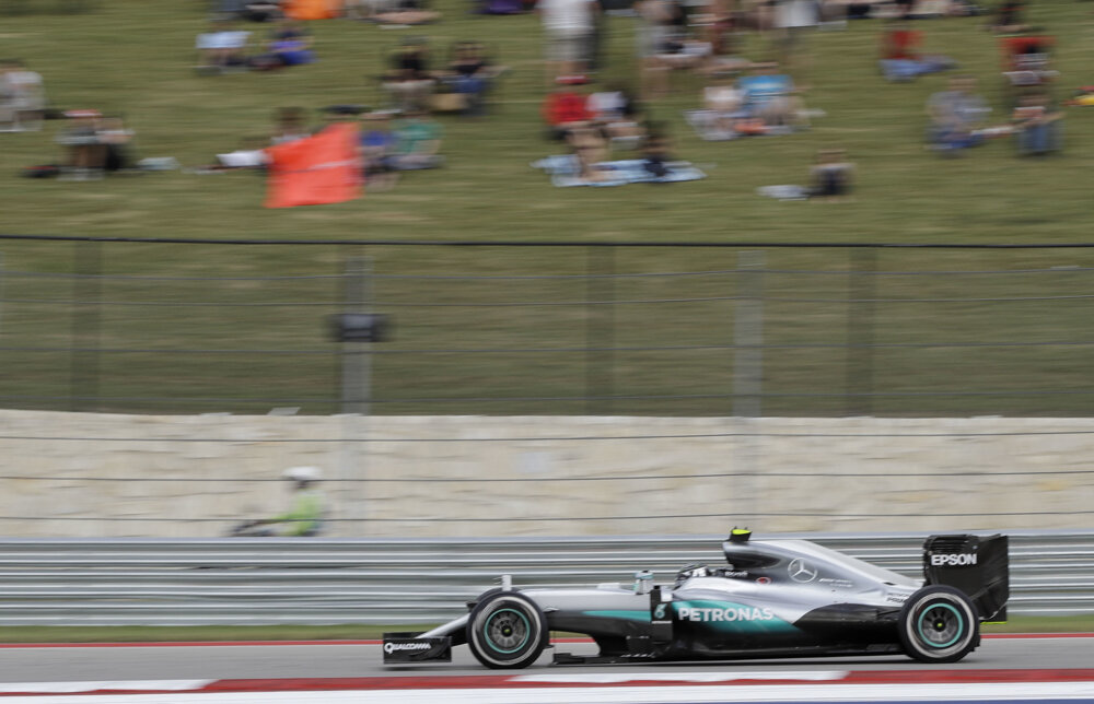 Nico Rosberg počas Veľkej ceny USA.