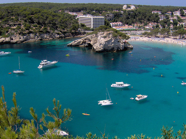 Cala Macarella, Menorka