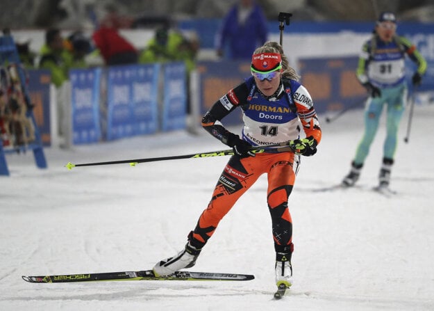 Paulína Fialková na olympijských tratiach vybojovala v stíhačke 10. miesto.