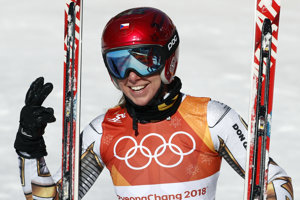 Ledecká sa stala senzačnou víťazkou super-g.