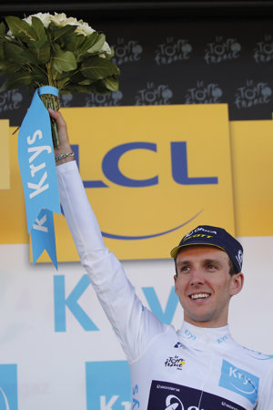 Minulý rok sa víťazom súťaže o biely dres stal Simon Yates.