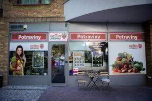 Potraviny Malina v Bratislave.