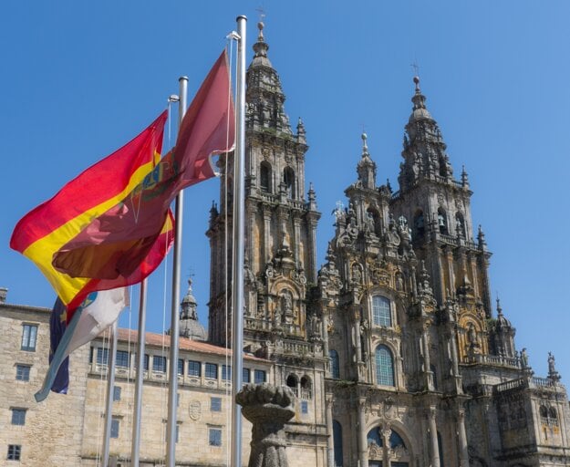 Katedrála v Santiagu de Compostela.