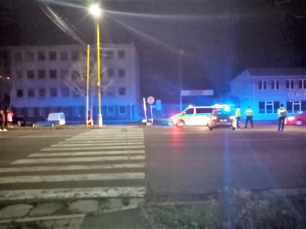 Na mieste sobotňajšej (20. 11.) nehody.