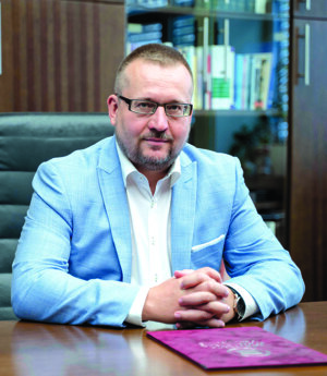 Rektor UK od 1. 2. 2019 prof. JUDr. MAREK ŠTEVČEK, PhD. (Zdroj: Zdroj: archív Univerzity komenského)