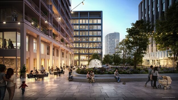 Vizualizácia projektu Istropolis. (zdroj: Immocap)