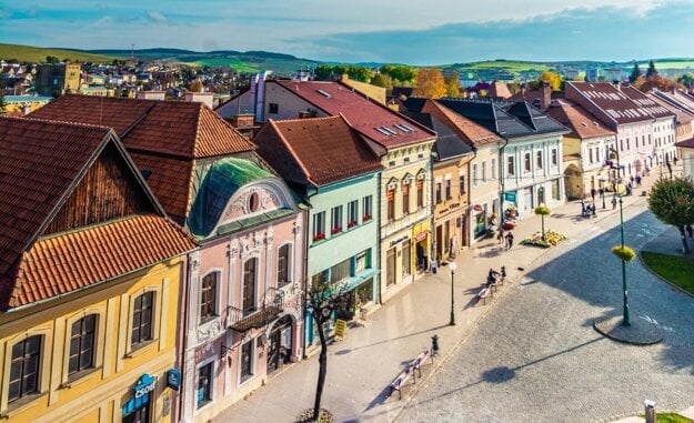 Centrum Kežmarku. (zdroj: kezmarok.sk)