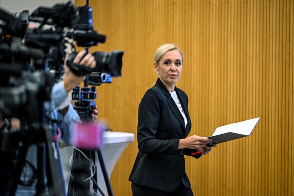 Ministerka hospodárstva Denisa Saková.