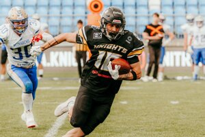 Nitra Knights zvíťazili v derby v Bratislave 30:26. 