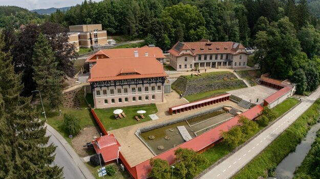 Luhačovice areál Slnečných a riečnych kúpeĺov (zdroj: Lázně Luhačovice)