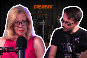 Anna Fundárková a Jaroslav Valent v podcaste Dejiny.