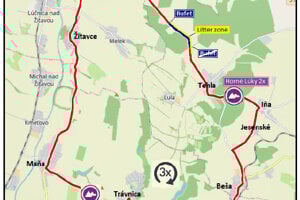Trasa pretekov 62. ročník Medzinárodných dní cyklistiky.Trasa pretekov 62. ročník Medzinárodných dní cyklistiky.