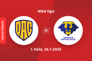FC DAC Dunajská Streda - MFK Zemplín Michalovce: ONLINE prenos zo zápasu 1. kola Niké ligy.
