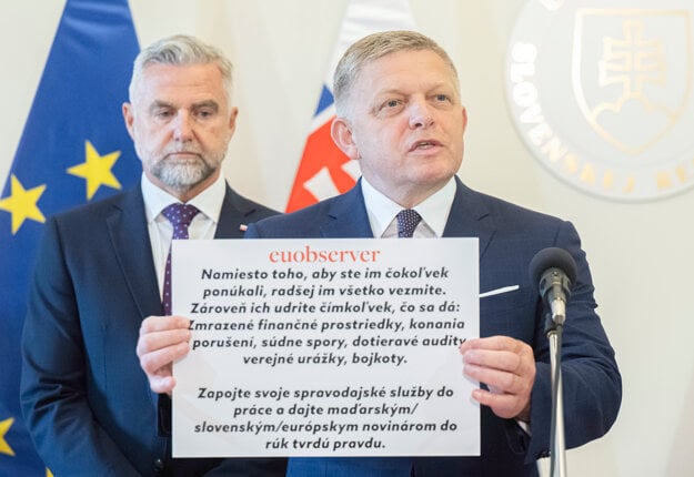 Premiér Robert Fico a podpredseda parlamentu Tibor Gašpar. (zdroj: TASR)
