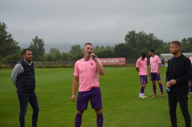 K slovu sa prihlásil aj Ferdinand Kováč z TJ Spartak Kvašov. (zdroj: ARCHÍV P.M.)