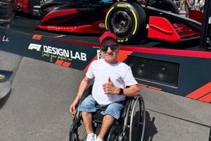 Uplynulý letný víkend František strávil na pretekoch Formuly 1 v Budapešti. 