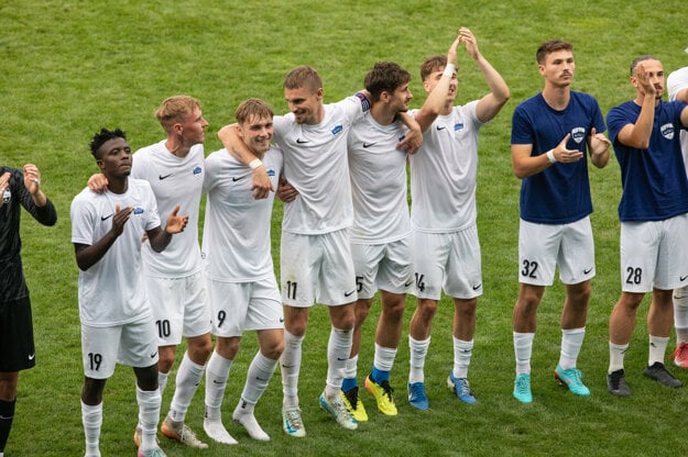 FC Nitra zatiaľ vyhral všetky štyri zápasy novej sezóny. (zdroj: Max Šišovský)