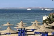 Turistický rezort v egyptskej Hurghade.