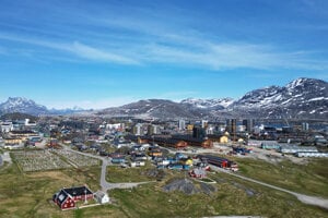 Grónska metropola Nuuk.