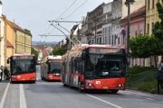 Trolejbusy v Prešove.