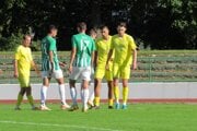 Nové Mesto (v zelenom) porazilo Lednické Rovne. 