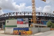 Barcelonský štadión Spotify Camp Nou počas rekonštrukcie. 