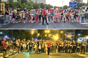 Večerný beh Galantou priniesol veľkým aj malým skvelé dojmy. 