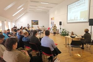 Medzinárodný odborný seminár o historických krovov a tradičnom tesárstve, aktivita z edukačného programu projektu rekonštrukcie.
