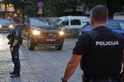 Polícia vo Vilniuse. Ilustračné foto
