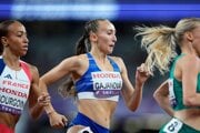Gabriela Gajanová v semifinále na MS v atletike 2025.