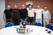 Peter Barát, Milan Török, Miroslav Bucha, Pavol Ondriš, Róbert Marenčák a Džemil Šefkii. Na fotke chýba Tibor Tóth.
