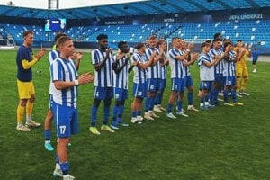 Futbalisti FC Nitra dosiahli presvedčivé víťazstvo 5:0 v Lednických Rovniach. 