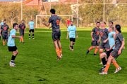 Zamarovce (v modrom) remizovali v Trenčianskych Stankovciach. 