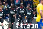 Futbalisti Racing Štrasburg.
