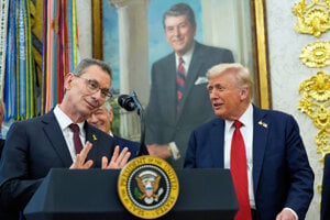  Albert Bourla a prezident Trump.