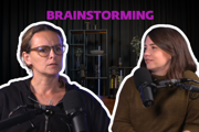 Neurovedkyňa Dominika Fričová a vedecká novinárka Denisa Prokopčáková v podcaste Brainstorming.