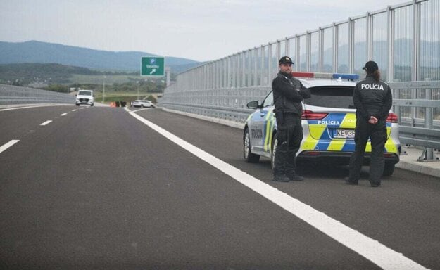 Úsek juhovýchodného obchvatu Košíc. (zdroj: TASR)